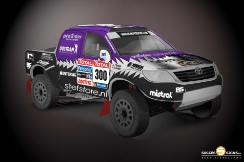 Van Merksteijn toont nieuwe livery Toyota Hilux + FOTO
